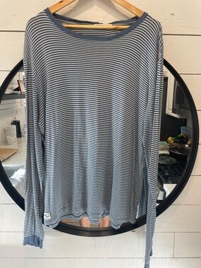 Marine Layer Marge Park Crewneck – Faded Navy/White Stripe | Men’s M/L